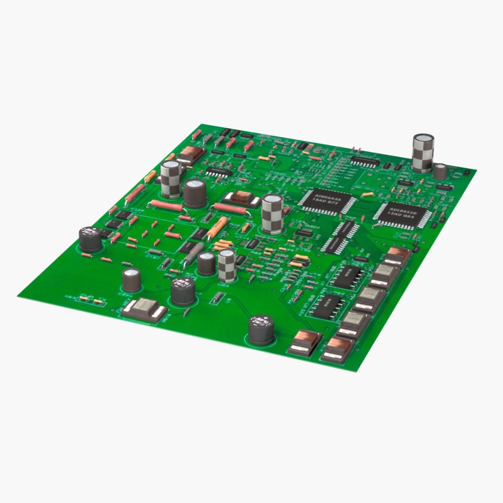 Picture of: Electronic Circuit Board D Model $ – .max .obj