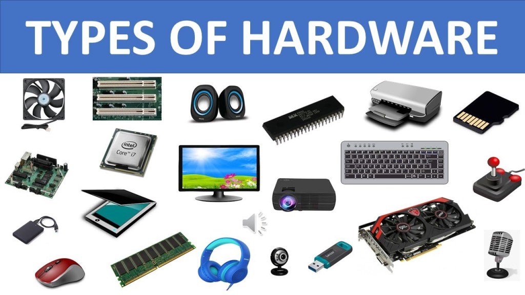 Picture of: TYPES OF HARDWARE  INTERNAL HARDWARE  EXTERNAL HARDWARE  COMPUTER  FUNDAMENTALS